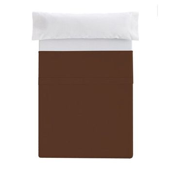 Sábana encimera ajustable donegal cama 135cm marrón