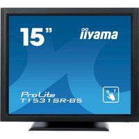 iiyama prolite t1531sr-b5 15 lcd touchscreen monitor - black black