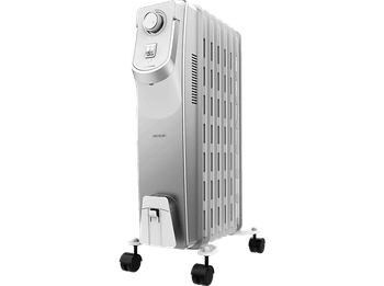 REACONDICIONADO Seminuevo Muy bueno Radiador de aceite - Cecotec ReadyWarm 7000 Space 360º, 7 Elementos, 1500 W, 3 Niveles, Blanco