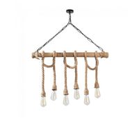lampara colgante gentry 6 luces marca wonderlamp