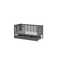 cama individual alicja 90x190 gris