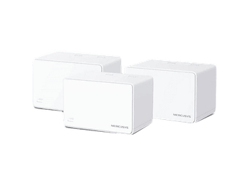 Sistema WiFi Mesh - Mercusys Halo H80X, 3000 Mbps, MU-MIMO, 6, Hasta 650m², 150 Dispositivos, Blanco
