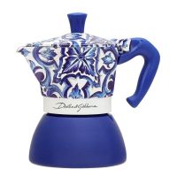 cafetera italiana bialetti 5356 019l azul blanco aluminio 4 tazas