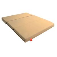 colchon camper fiat doblo - 8cm 30kgm3 dura 3cm de viscoelastica - beige