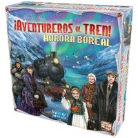 juego de tablero asmodee aventureros al tren aurora boreal multicolor 2-5 jugadores