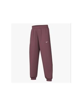 Pantalones Nike Nsw Studio Flc Loose Niña Rosa