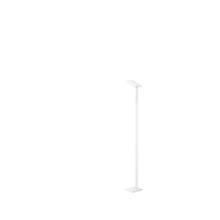 lampara de pie led quadra blanca de metal h180 cm perenz