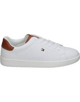 Zapatillas Para Moda Joven Tommy Jeans T3x9-33848-713 Blanco Y Marrón 40