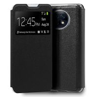 cool funda flip cover liso negro para xiaomi redmi note 9t