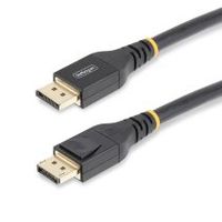 startechcom cable displayport 14 activo de 152m - cable displayport dp8k con hbr3 hdr10 mst dsc 12 hdcp 22 8k 60hz 4k 120hz - cable dp 14 mm