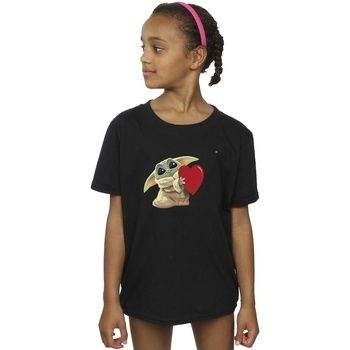 Disney Camiseta The Mandalorian The Kids With Heart para niña