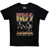 kiss camiseta hotter than hell para mujer
