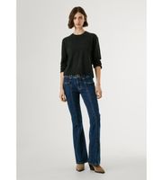 pepe jeans para mujer pl2050891 jeans flare venus azul 2630 casual algodon denim