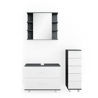 conjunto de muebles de bano ilias 3 piezas vicco