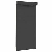 persiana enrollable manual antracita 100 x 210 cm vidaxl