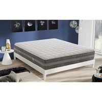 colchon 200x200 de viscogel en espuma viscoelastico altura 22cm y 3 capas diferentes
