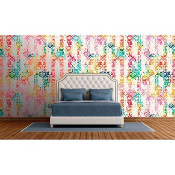 Fotomural Vinilo Zen Corazones Multicolor 400 X 300 Cm