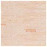 tablero de mesa  tablero escritorio cuadrada madera de roble sin tratar 90x90x25cm