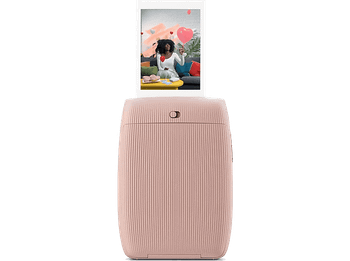 Impresora fotográfica - Fujifilm Mini Link 3, Exposición de 3 colores con OLED, 800 × 600 puntos, Impresión en 15 segs, Rose Pink