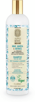 Natura Siberica Champú Menta, Abedul y Retinol Cabello Graso 400 ml