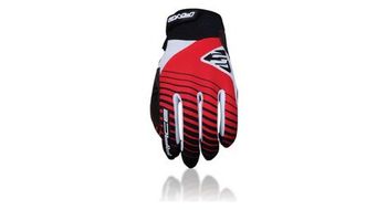 Par de guantes largos para ninos five race red   black