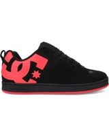 de dc shoes zapatillas dc shoes court graffik negro y rosa black hot