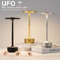 1 lampara de escritorio led recargable por usb con atenuacion tactil carga usb portatil luz nocturna de ambiente retro para cafeteria o bar