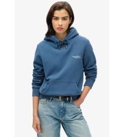 superdry para mujer w2012180a sudadera essential logo azul l casual algodon manga larga