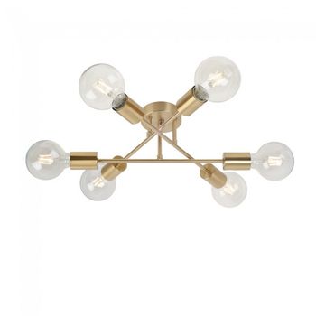 Plafón de techo derson (6 luces)