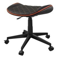 silla gaming cougar cgr-cro universal acolchada ajuste altura 10 cm negronaranja pvc