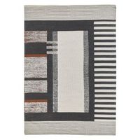 alfombra de algodon multicolor 160 x 230 cm hecha a mano patron escandinavo sala de estar kakinada