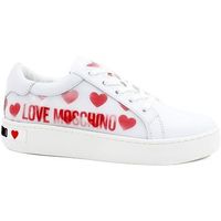 love moschino deportivas moda sneaker cuore bianco ologram ja15023g1bia510a para mujer