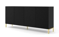 comoda efecto madera negro