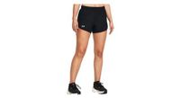 pantalon corto under armour fly by 3 negro mujer