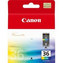 Canon CLI-36 (1511B001) Cartucho original tricolor de capacidad estÃ¡ndar (249 pÃ¡ginas)
