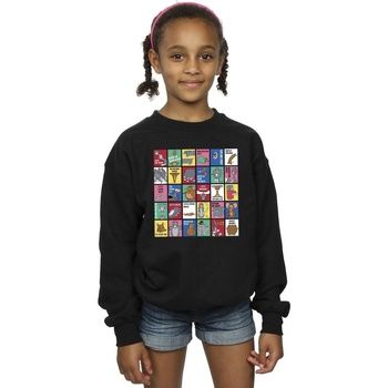 Dessins Animés Jersey Grid Squares para niña