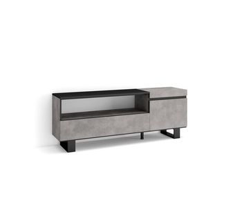 Mueble tv, televisión, muebles de salón, almacenaje, 150x35x57cm, para tv hasta 65