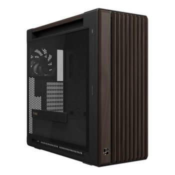 Carcasa de ordenador ASUS ProArt PA602 Wood Edition Modern Black Panel Vidrio Templado Torre Midi