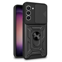 cool funda hard ring negra para samsung s916 galaxy s23 plus