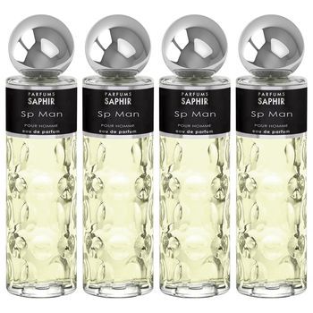 Pack De 4 Eau De Parfum Hombre Saphir Sp Man 200 Ml