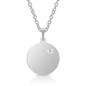 Cadena y colgante id 925 plata diamante