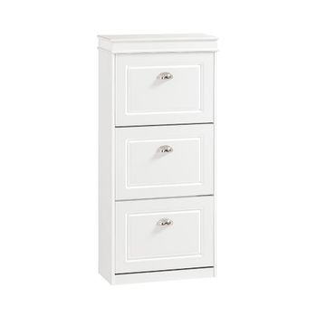 Zapatero con 3 puertas abatibles mdf blanco
