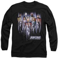 star trek camiseta manga larga beam us up para hombre