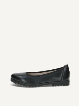 CAPRICE Ballerina, black, made of Leather, Size 36