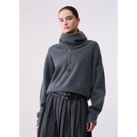 liu jo jersey jersey de cuello alto en pura lana para mujer