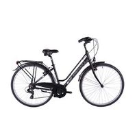 bicicleta eleven comfort 28 senora negrogris mate unico