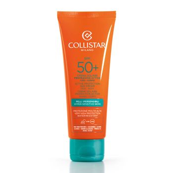 Collistar Speciale Abbronzatura Perfetta Crema Solar Protección Activa Rostro-Cuerpo Spf 50+, 100ml