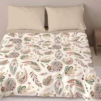 juego de sabanas 4 piezas 100 algodon cama 150 cm naturals ashley