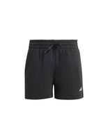 pantalon adidas essentials small logo fleece shorts mujer negro