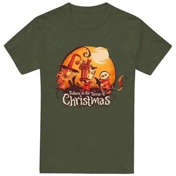 Nightmare Before Christmas Camiseta Believe In The Terror para hombre